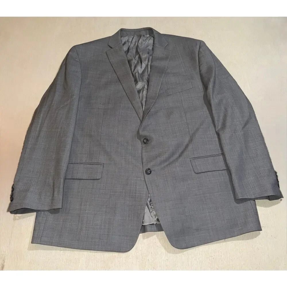 Michael Kors men’s grey wool blend coat blazer
